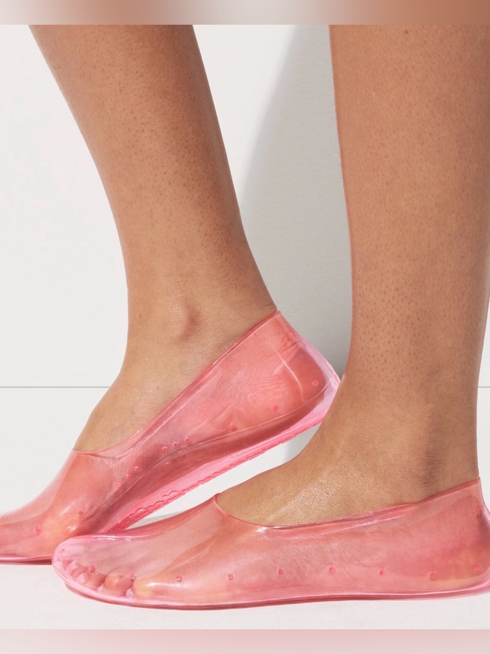 SKIMS Pink Jelly Slide Sandals Jelly Water Shoes